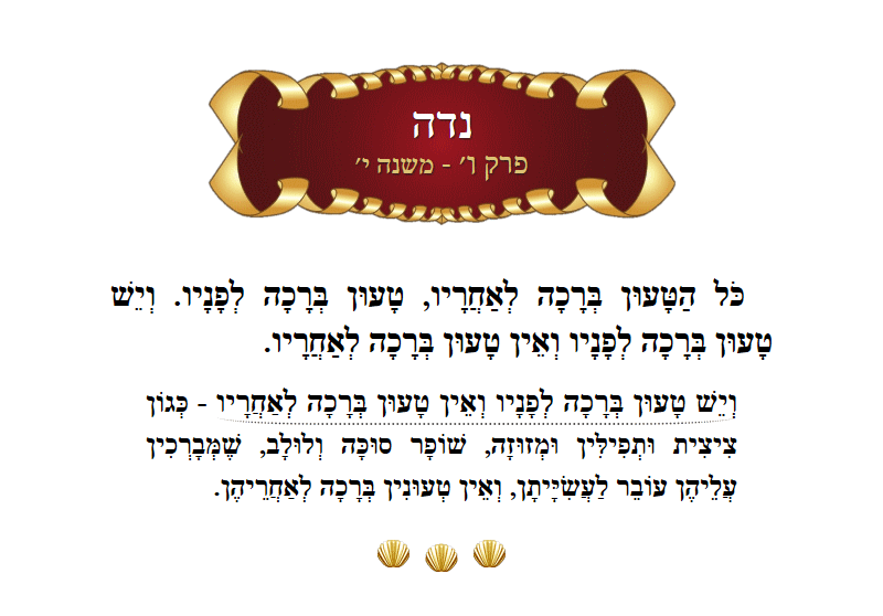 Masechta Niddah Chapter 6 Mishnah 10 with commentary